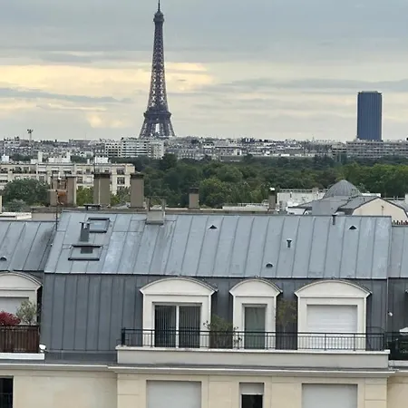 아파트 Vue Tour Eiffel 10' Paris